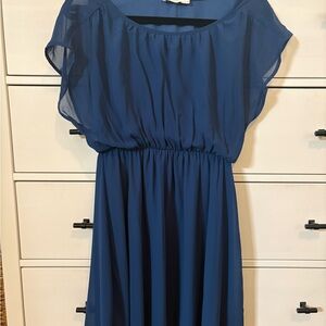 Lush Deep Blue Dress